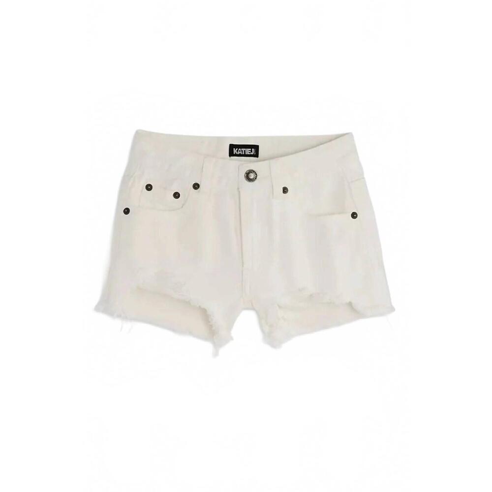 NEW KATIE J NYC junior malibu shorts in white